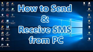 How to Send or Receive SMS amp Get Phone Calls on PC for Free [upl. by Eicul]