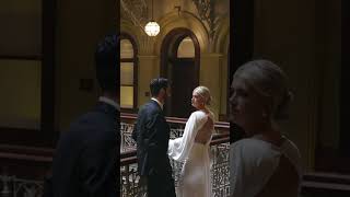 Classic amp Stylish NYC Elopement at The Beekman Hotel elopementnyc nycweddingvideo nywedding [upl. by Avehstab]