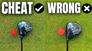 DO NOT SQUARE THE CLUB FACE AND START IT IS LIKE THIS INSTEAD CHEAT METHOD [upl. by Garda158]