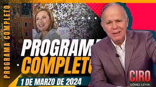 Iniciaron las campañas presidenciales  Ciro  Programa Completo 1marzo2024 [upl. by Netsryk]