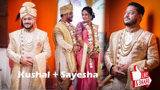 KUSHAL  SAYESHA TRADITIONAL WEDDING VIDEO [upl. by Allmon]