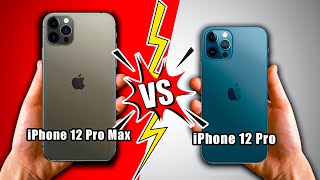 Realmente HAY una DIFERENCIA  iPhone 12 Pro VS iPhone 12 Pro Max 🤯🚀 [upl. by Stanway389]