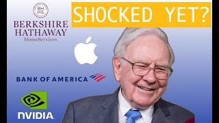 WHAT STOCKS IS BUFFETT SELLING MORE INFO ON CHEVRON AMERICAN EXPRESS COCA COLA NVIDA [upl. by Eiliab]