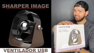 Ventilador USB SHARPER IMAGE [upl. by Kezer]