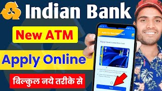 Indian Bank New Debit Card Apply Online  Indian Bank ATM Card Apply Online  How To Apply Atm Card [upl. by Egidius]