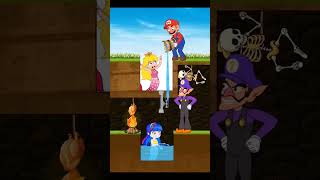 Mario cant forgive Waluigi for Mermaid Peachs departure😈 [upl. by Amaras402]