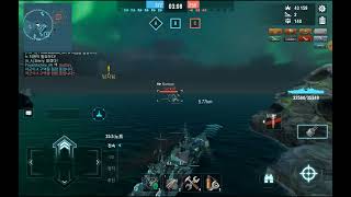 World of Warships Blitz  Tier 8 UK Cruiser Albemarle 04 [upl. by Schnorr207]