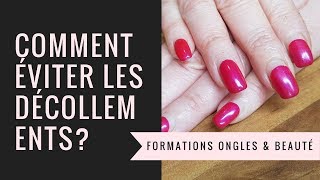 Comment ÉVITER LES DÉCOLLEMENTS sur les ongles en gel  6 semaines de tenue [upl. by Nnayllas]