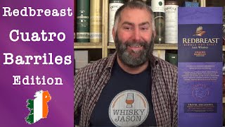 Redbreast Cuatro Barriles Single Pot Still Irish Whiskey Review by WhiskyJason [upl. by Irrol]