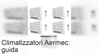 Condizionatori e split system Aermec recensioni istruzioni per il pannello di controllo [upl. by Newfeld]