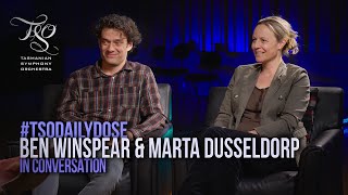 TSODailyDose Ben Winspear amp Marta Dusseldorp In Conversation [upl. by Kenleigh]