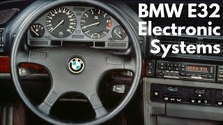 BMW 7 Series E32 Electronic Systems [upl. by Yraillih]