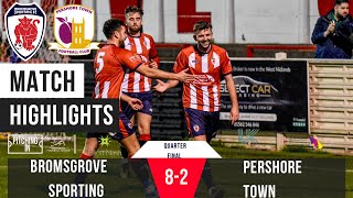 HARRYS HIGHLIGHTS BROMSGROVE SPORTING VS PERSHORE TOWN [upl. by Coucher439]