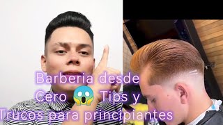 Barberia desde cero 😱 Trucos y Tips para principiantes💈 barbershop tutorial barber viralvideo [upl. by Jewett]