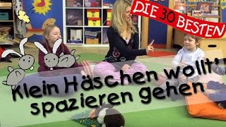 👩🏼 Klein Häschen wollt spazieren gehn  Singen Tanzen und Bewegen  Kinderlieder [upl. by Knorring]