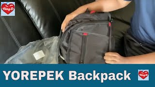 Travel and School Backpack  YOREPEK Large Backpack  NingD [upl. by Apicella]