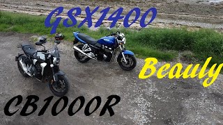 GSX1400 amp CB1000R Beauly S3 E38 [upl. by Adyahs62]