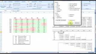 Calculating correlation matrix using Excel [upl. by Evyn]