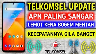 Apn Telkomsel Tercepat Paling stabil Speednya Gila Banget Jaringan Jadi Lancar [upl. by Novaj]