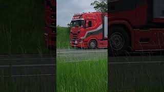 Ob er hier die Geschwindigkeit einhält scaniav8 lkw 2024sommer style [upl. by Anneuq365]