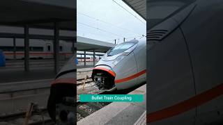 automatic coupling system in bullet train 😲 shorts railway bullettrain [upl. by Devin562]