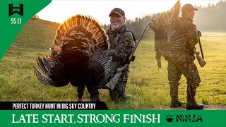 Late Start Strong Finish Turkey Hunting in Big Sky Country hunting turkeyhunting [upl. by Ivel]