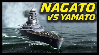 ► World of Warships Nagato vs Yamato  Battleship Gameplay  Road to Yamato [upl. by Gavan729]