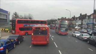 FULL ROUTE VISUAL  London Bus Route 54  Elmers End to Woolwich  12274 SN14TWM [upl. by Pontias]