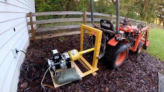 NorthStar PTO Generator on Kubota B7100 Tractor [upl. by Mannie]