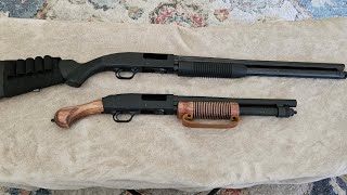 Mossberg 590 shockwave vs Mossberg Maverick 88 [upl. by Yesima]