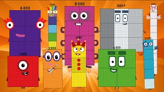 Jolly Numberblocks Band ReTake 1000  10000 remix My Band Version [upl. by Boleyn832]