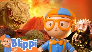 BLIPPI TOY MUSIC VIDEO  Blippi Dinosaur Song  Dinosaur Songs for Kids [upl. by Arvo230]