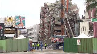 10storey high building tilting after earthquake damaged [upl. by Inaoj]