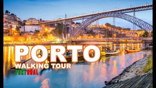 WALKING TOUR PORTO PORTUGAL [upl. by Notsreik]