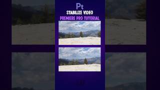 HowtoStabilizeVideoinPremierePro [upl. by Ojyllek]