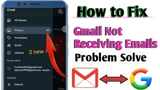 How To Fix Gmail Not Receiving Emails  2024  Cant Recive Emails on Gmail [upl. by Aihseuqram808]