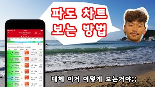 파도 차트 도대체 어떻게 보는거야 파도 차트 보는 방법 윈드파인더Windfinder [upl. by Pacificia]