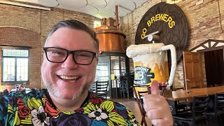 🧀 EATING AT LAKEFRONT BREWERY  MILWAUKEE [upl. by Alyl680]