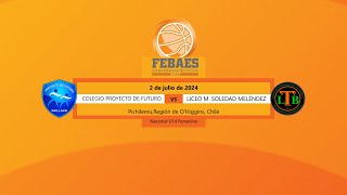 Colegio Proyecto Futuro vs Liceo M Soledad Meléndez  Nacional U14 Femenino  Pichilemu Chile 2024 [upl. by Araht323]