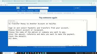 How to Transfer Money to Another Account on Halifax [upl. by Leizo]