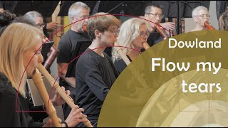 Flow my tears by John Dowland  Berliner Blockflöten Orchester [upl. by Soisanahta]