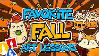 Favorite Fall Art Lessons For Kids  Art For Kids Hub [upl. by Middle]