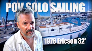 Solo Sailing POV on San Francisco Bay [upl. by Esmond]