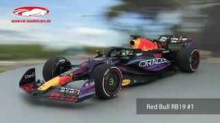 ckmodelcarsvideo M Verstappen Red Bull RB19 1 Sieger Miami GP F 1 Weltmeister 2023 Minichamps [upl. by Faxun]