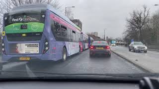 Driving in Glasgow  Paisley Road West  December 2021 [upl. by Cynthla]