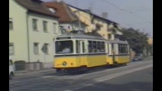 Stuttgart Vintage Trams from Gerlingen Depot 1986 [upl. by Notsirb]