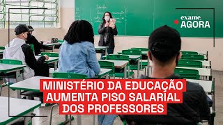 Piso salarial dos professores governo aumenta valor para 2023 [upl. by Kendall416]