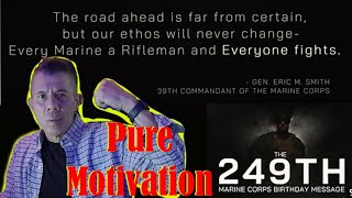 Marine Vet Reacts to  quot249th Marine Corps Birthday Messagequot by marines [upl. by Amarette420]