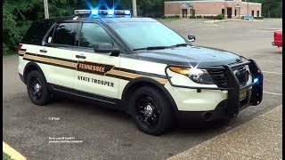 Memphis  Tennessee Highway Patrol cruiser light setup walk around TN  62017 [upl. by Assilaj]