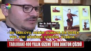 Tablodaki 400 yıllık gizemi Türk doktor çözdü [upl. by Naivart]